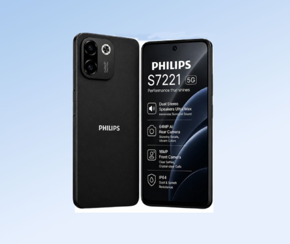 Philips S7221 Smartphone Front View