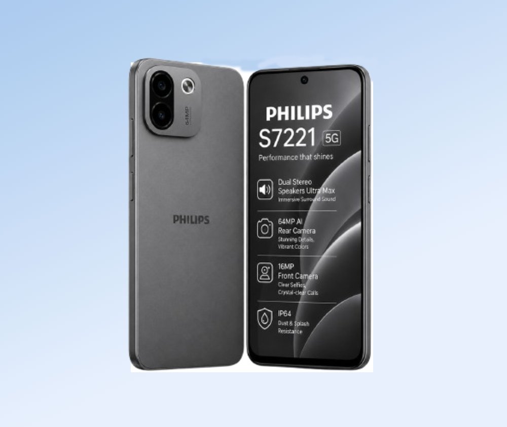 Philips S7221 Smartphone Side View